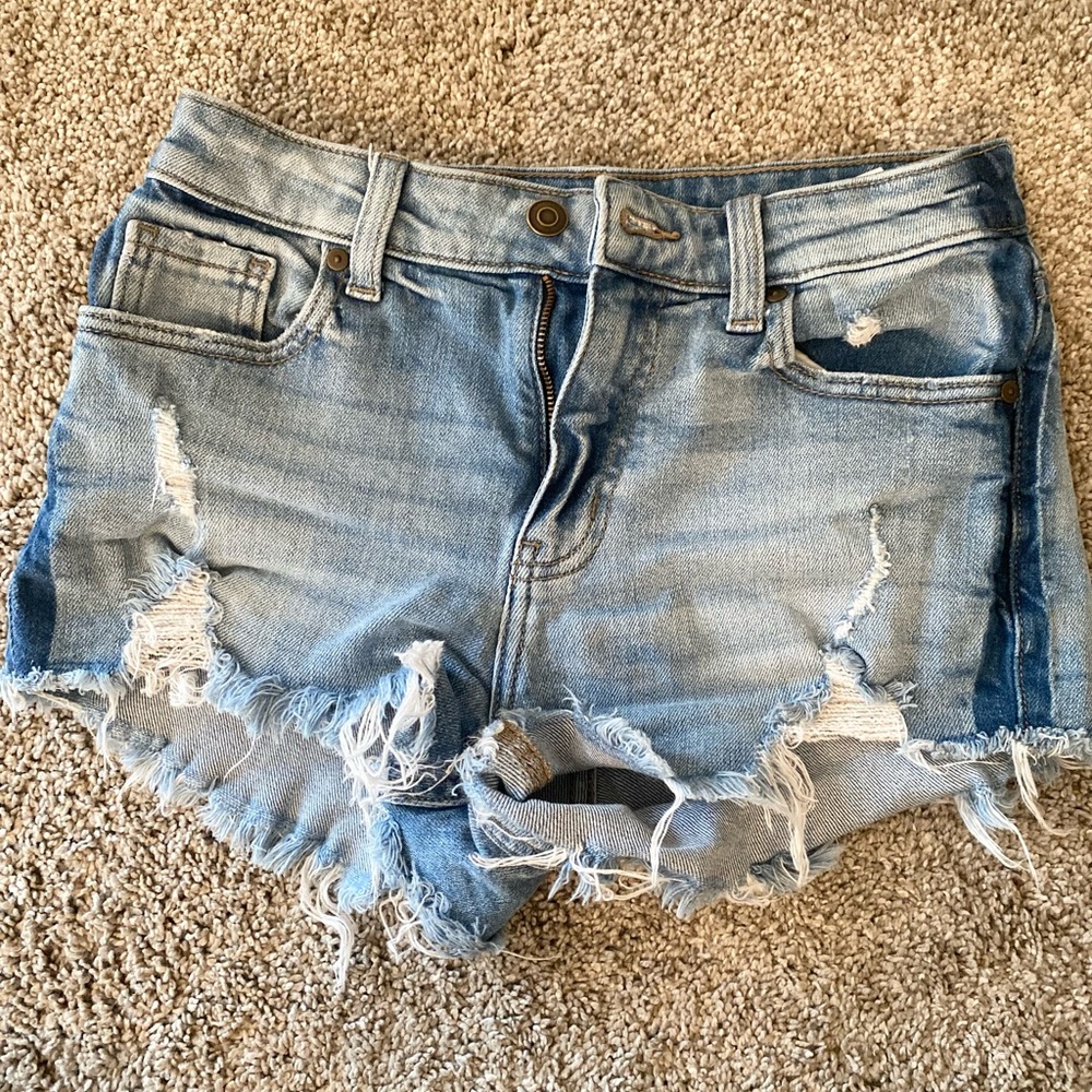 Fashion Nova Distressed Denim Shorts